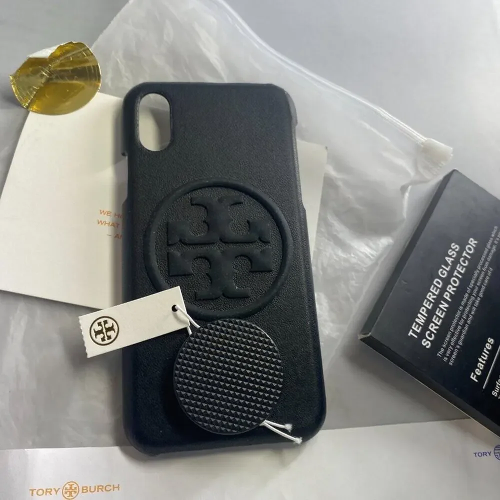 Tory Burch Black iPhone X/XS Case